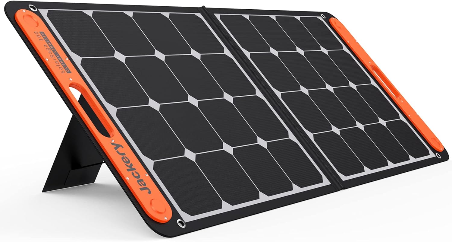Jackery SolarSaga 100X Portable Solar Panel for Explorer 240/300/500/1000/1500 Power Station