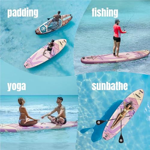 11'6"x35" Inflatable Stand Up Paddle Board 450LBS Weight Capacity Extra Wide Non-Slip Stable Deck Adult SUP
