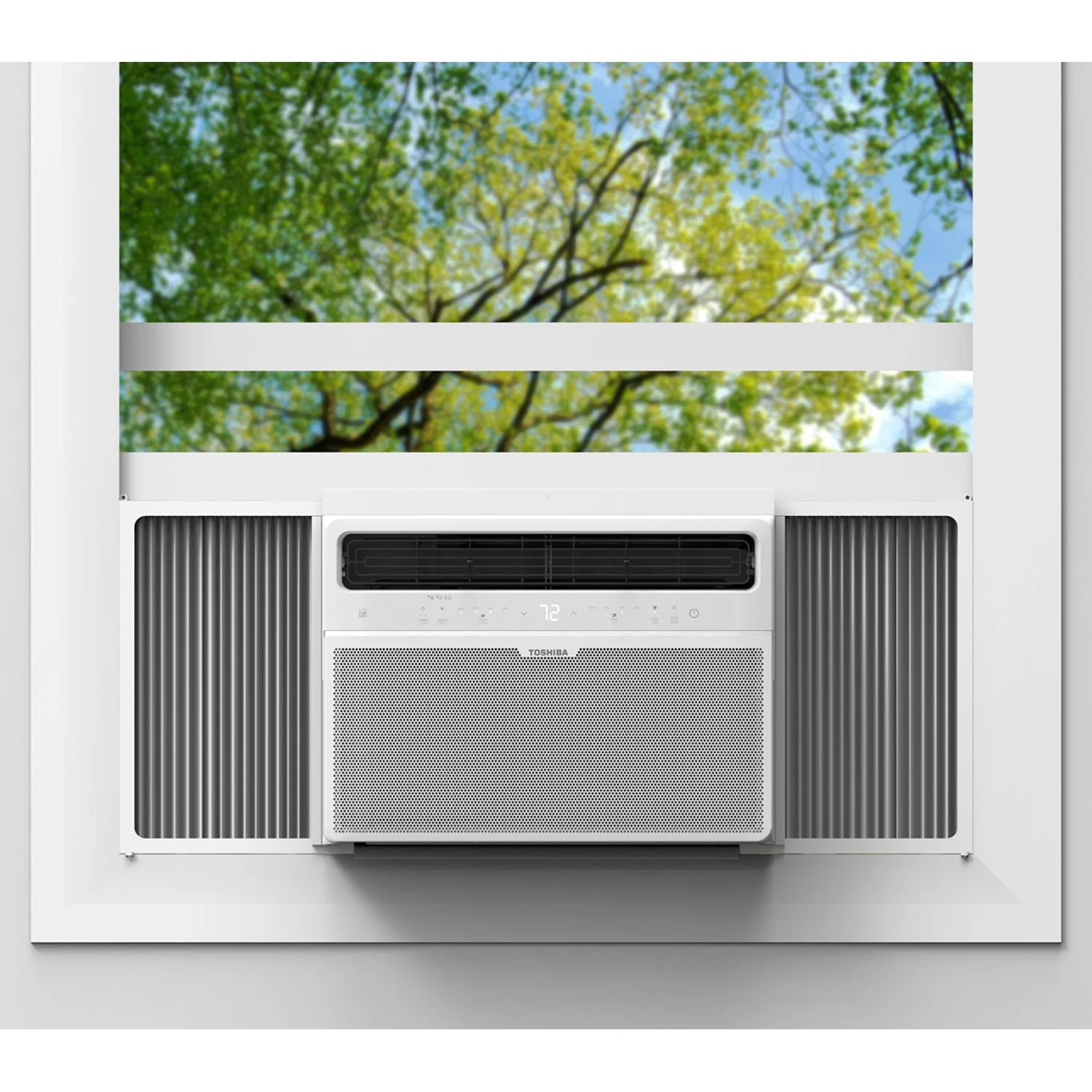 Restored Toshiba Window Air Conditioner/Dehumidifier with Remote (Refurbished)