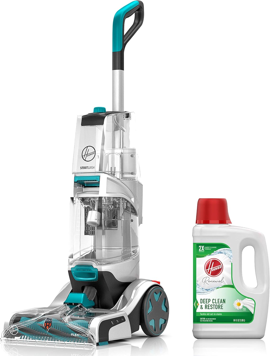 Hoover Smartwash Automatic Carpet Cleaner, FH52000, Turquoise