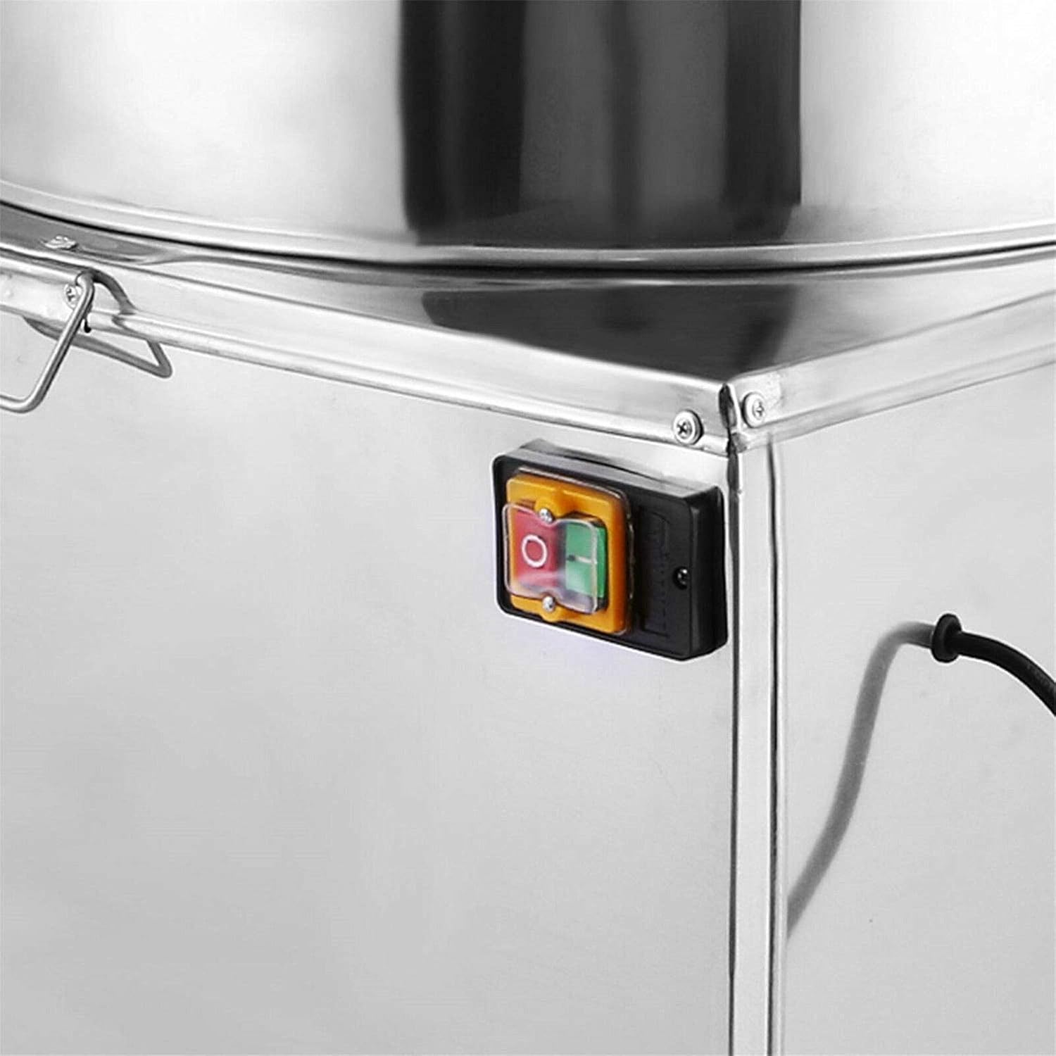 Richo 2HP 110V Stainless Steel Chicken Plucker 20 Inch Barrel Diameter Chicken De-Feather Machine Large Professional Poultry Plucker 1500W Feather