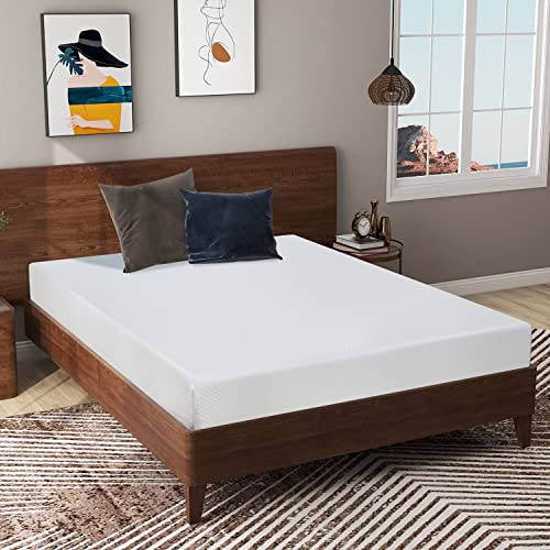 Gel Memory Foam Mattress, 6/8/10/12 inch Firm Mattress in a Box, CertiPUR-US Certified Mattress for Cool Sleep & Pressure Relief (12 in, Twin)