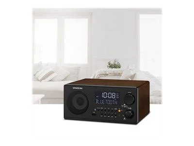 FM-RBDS/AM/USB/BT Dig Wooden Case Clck LCD Alarm Tone