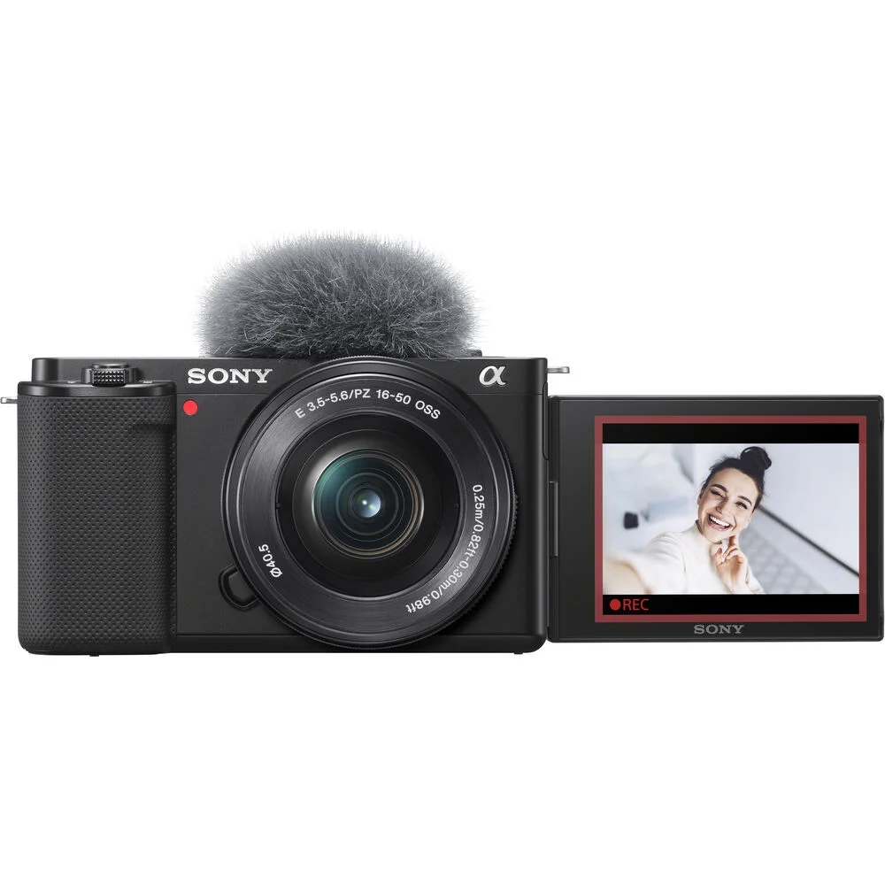 Sony ZV-E10 Mirrorless Camera with 16-50mm Lens + 64GB Memory Card + Bag + More