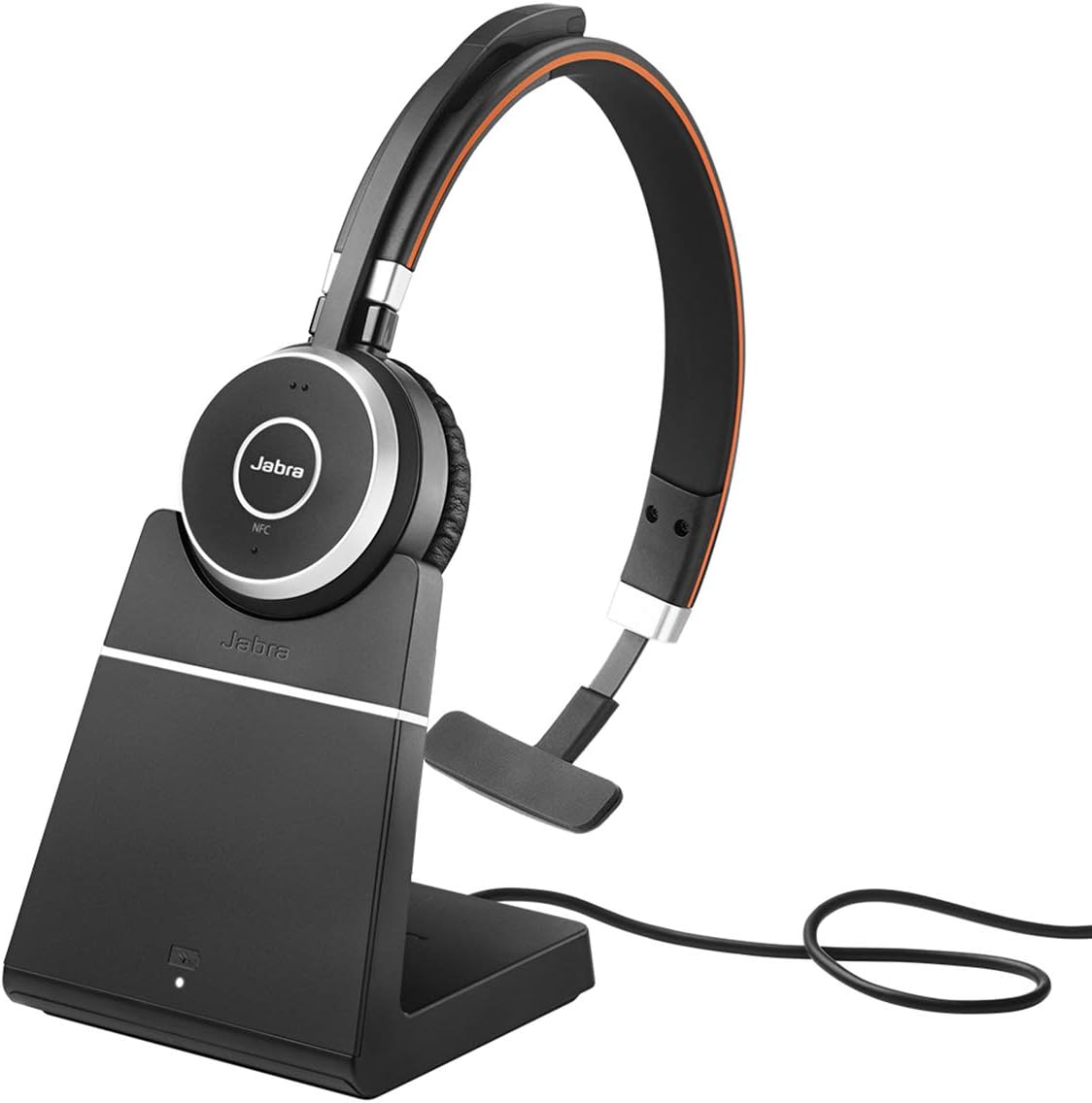 Jabra Evolve 65 MS Wireless Headset, Stereo – Includes Link 370 USB Adapter – Bluetooth Headset with Industry-Leading Wireless Performance