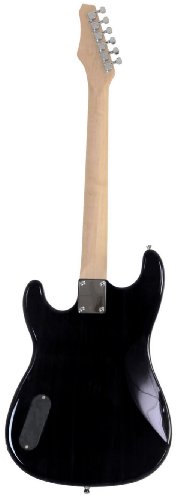 Davison Guitars Full Size Electric Guitar with 10-Watt Amp, Black - Right Handed Beginner Kit with Gig Bag and Accessories