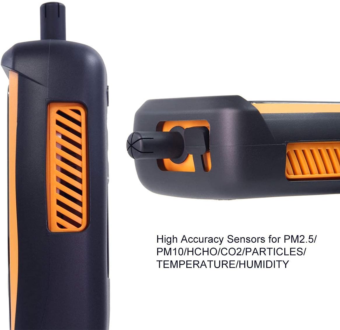 Temtop M2000 Air Quality Monitor CO2 Meter PM2.5 HCHO Temperature Audio Alarm Easy Calibration