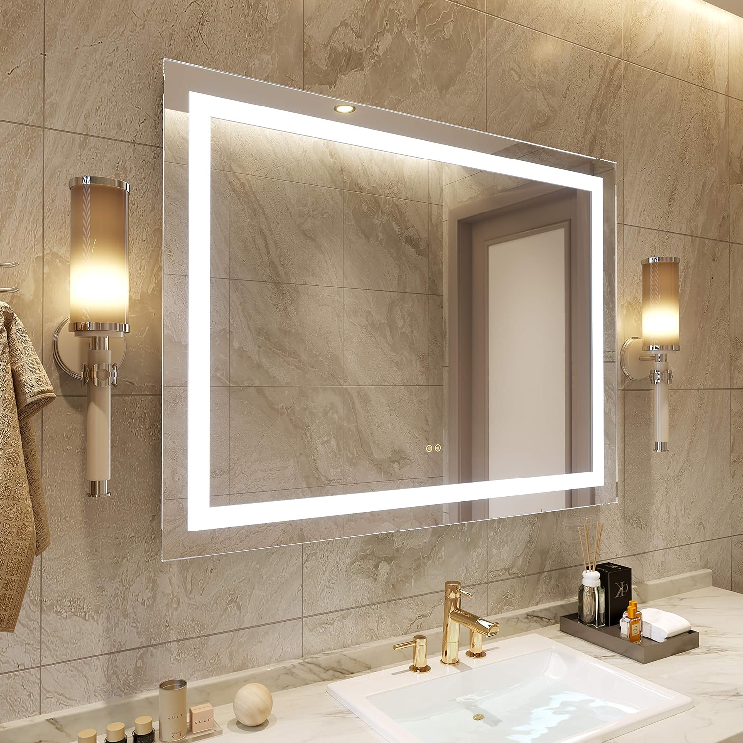 Petus PetusHouse 20 X 28 Inch LED Lighted Bathroom Mirrors