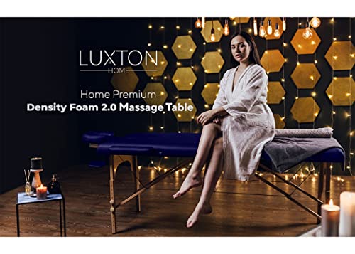 Luxton Home Premium Foam Massage Table Portable Foldable Massage Bed Height Adjustable