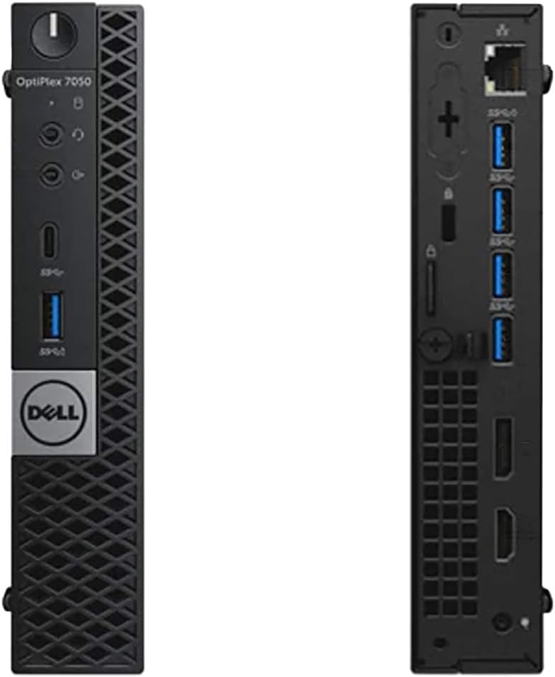 Dell OptiPlex 7050 Micro Form Factor Desktop Computer, Intel Core i5-7500T Quad-Core Up to 3.3GHz, 16GB DDR4, 512GB Solid State Drive