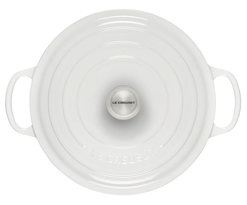 Le Creuset Enameled Cast Iron Signature Round Wide Dutch Oven, 6.75 qt., Cerise