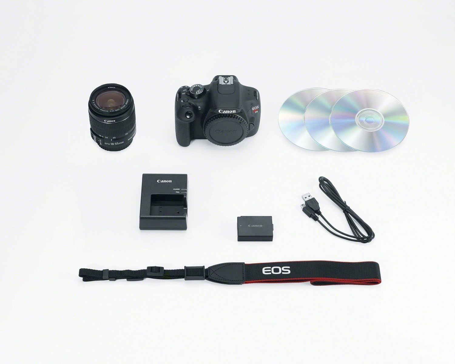 Canon EOS Rebel T5 EF-S 18-55mm IS II Digital SLR Kit (Renewed)