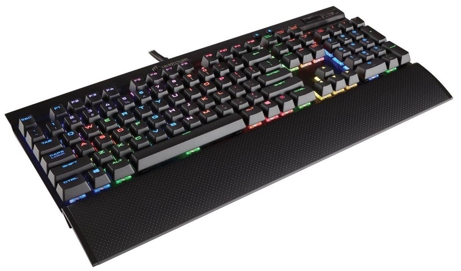 Corsair Gaming K70 RGB Rapidfire Mechanical Keyboard - Black - RGB LED Backlit
