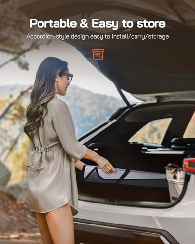 Window Sun Shade for 2011-2020 Toyota Sienna, Premium Folding Sunshade（Full Set