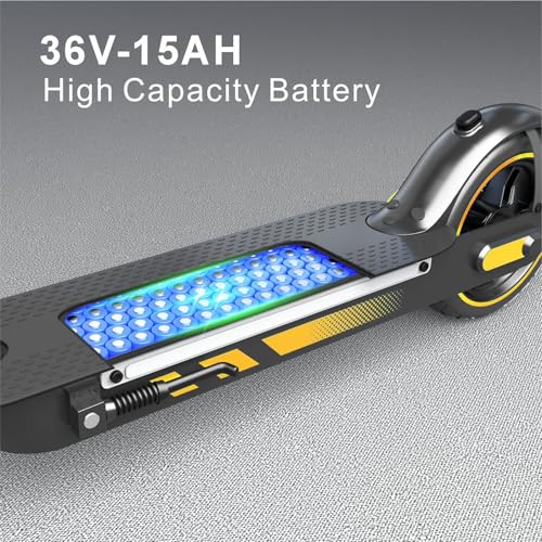Electric Scooter Adults, Up to 25 Mph, 22/31 Miles Range, Motor E-Scooter with 10" tire, Foldable Escooter with Dual Braking and App Control