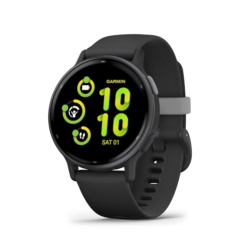 Garmin v&iacute;voactive 5, Health and Fitness GPS Smartwatch, AMOLED Display, Up to 11 Days of Battery, Ivory