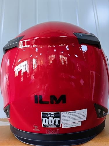 ILM Bluetooth Integrated Modular Flip up Full Face Motorcycle Helmet Sun Shield Mp3 Intercom Model 953/953 PRO