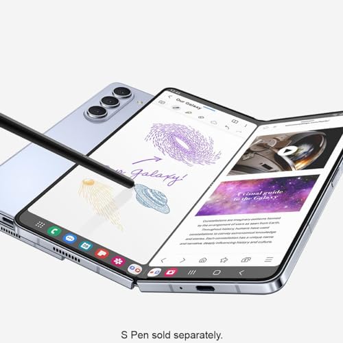 SAMSUNG Galaxy Z Fold 5 5G US Version, 256GB, ICY Blue - Unlocked (Renewed)