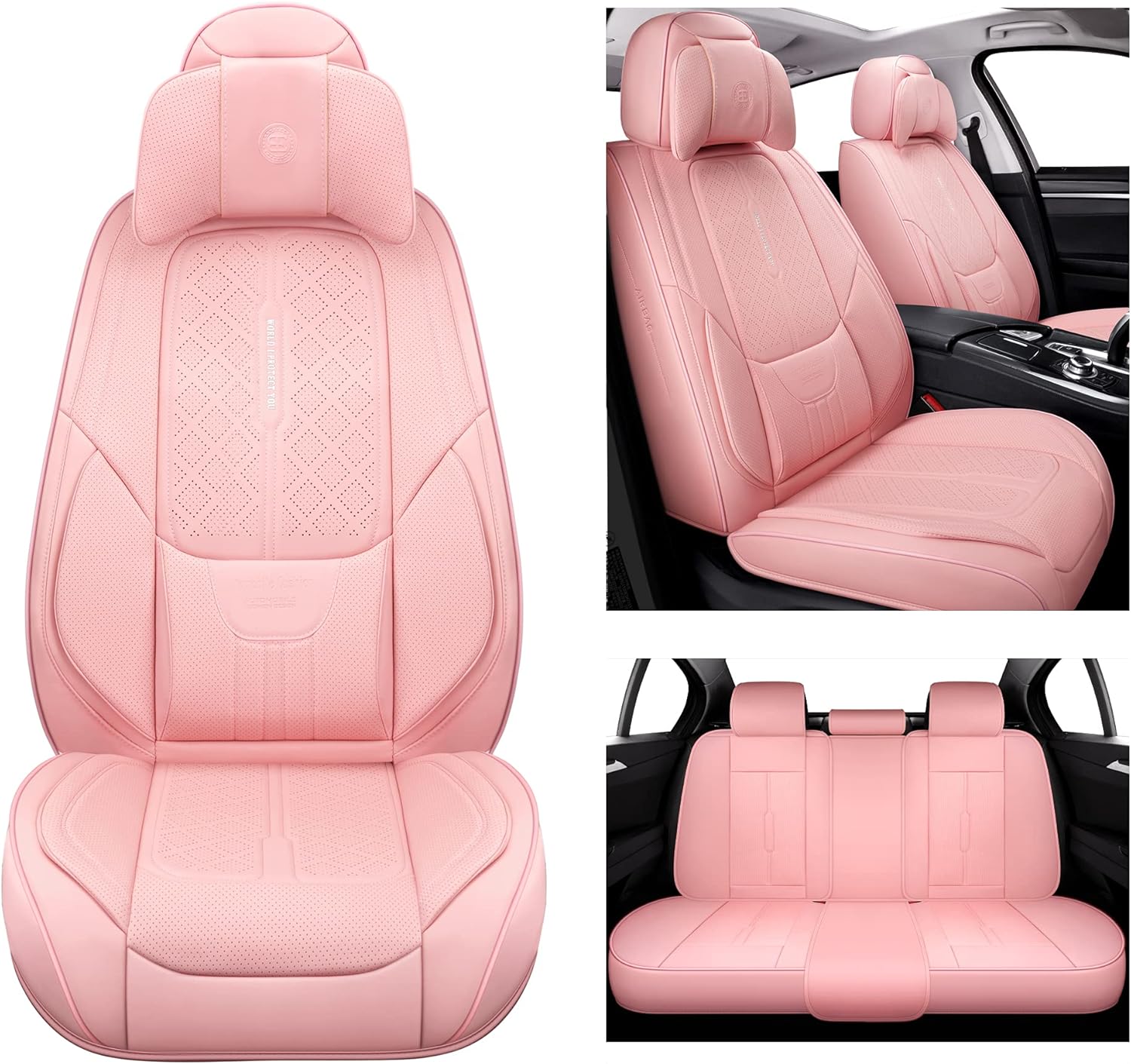 NS YOLO Leather Car Seat Covers