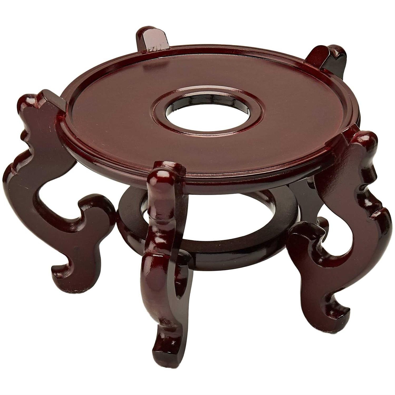 Oriental Furniture Rosewood Fishbowl Stand - Pet Supplies online store