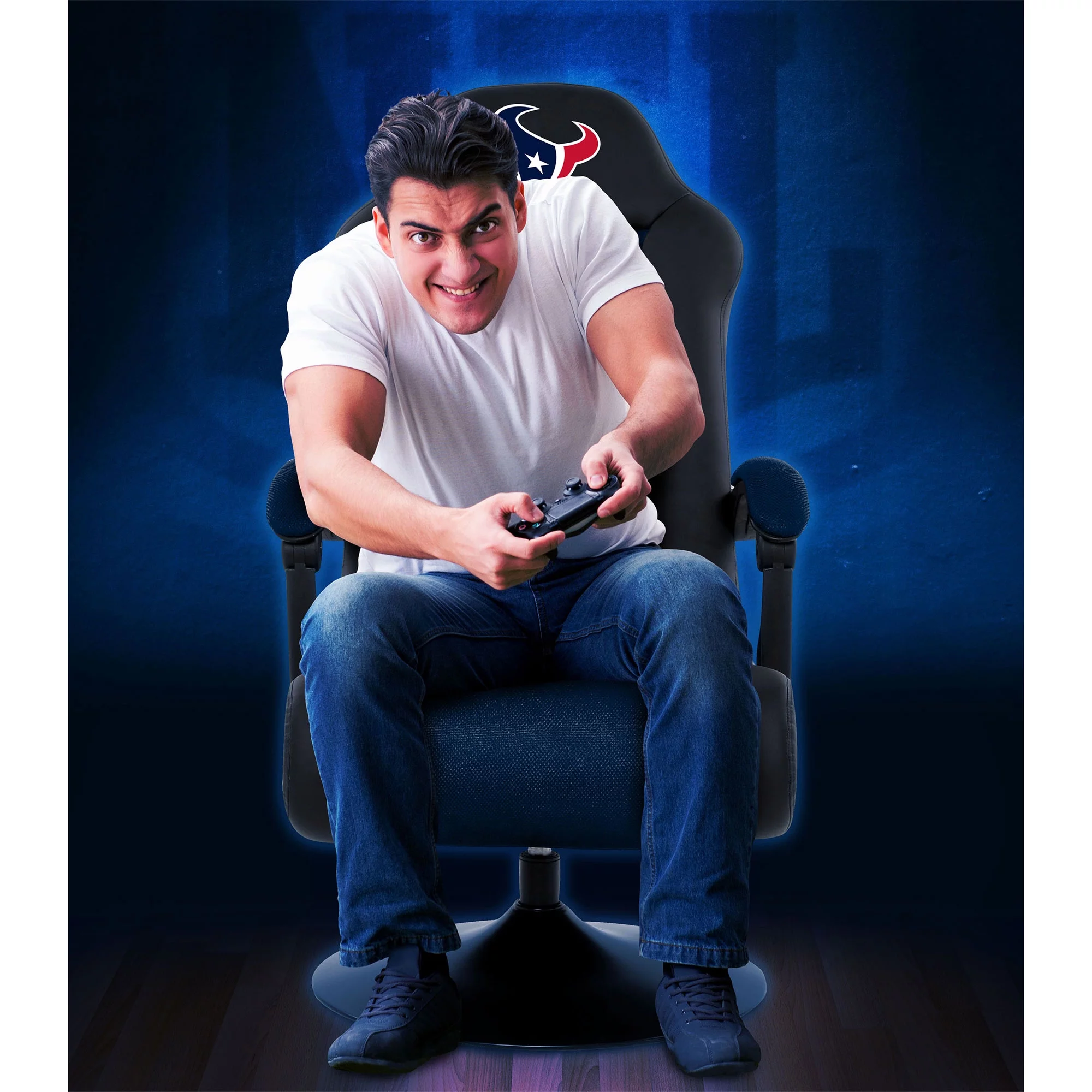 Imperial NFL Ultra Ergonomic Faux Leather Computer Gaming Chair, Houston Texans