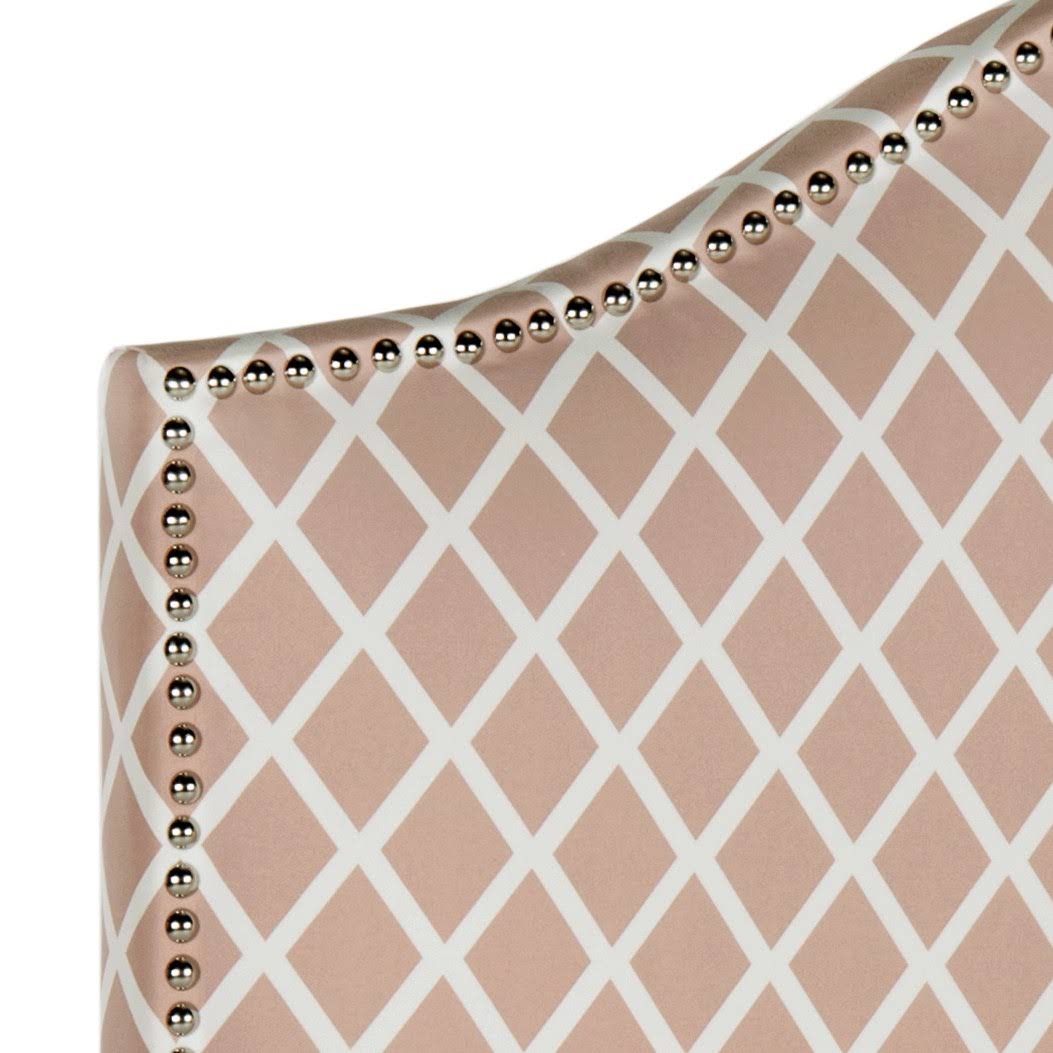 Safavieh Connie Peach Pink White HEADBOARD-KING
