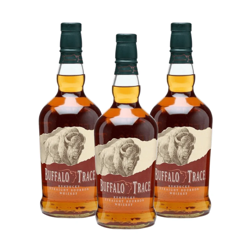 Buffalo Trace Kentucky Straight Bourbon Whiskey (1 Liter) 3 Pack - Nestor Liquor