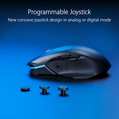 ASUS ROG Spatha X Wireless Gaming Mouse (Magnetic Charging Stand, 12 Programmable Buttons, 19,000 DPI, Push-fit Hot Swap Switch Sockets
