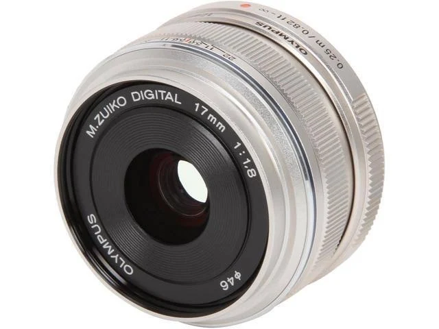 Olympus - M. 17mm f/1.8 Wide-Angle Prime Lens for Select Micro Four-Thirds Interchangeable Lens Cameras - Silver