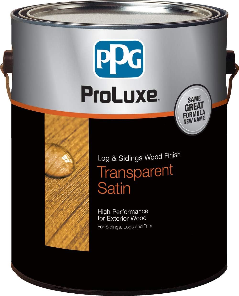 PPG ProLuxe Log and Siding Wood Finish, 1 Gallon, 085 Teak