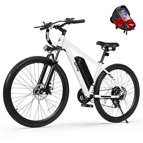 Racer Electric Bike for Adults - 21-Speed Mountain Lightweight Ebike with Peak 750W 22MPH Brushless Motor, 375Wh Removable Battery
