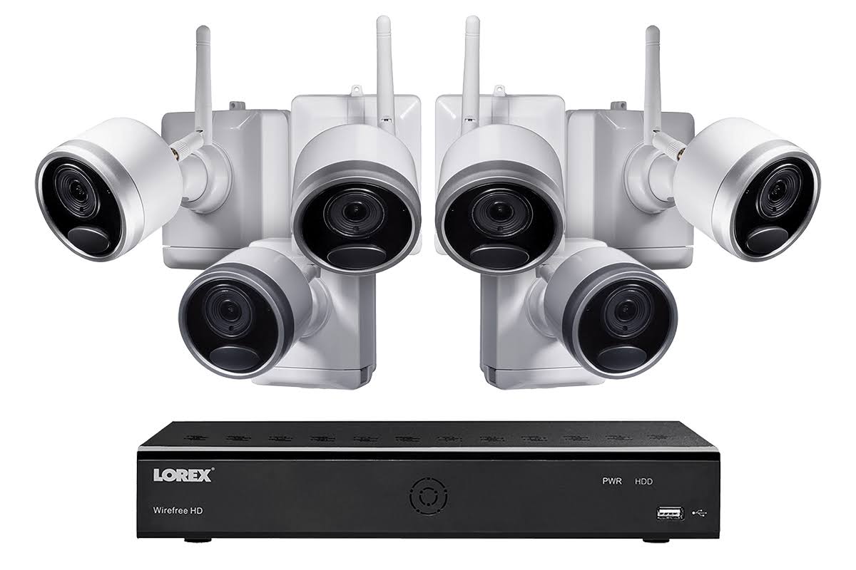 Lorex LWF1080W-66 Wire Free Battery Powered 6 Camera 6 Channel Surveillance System