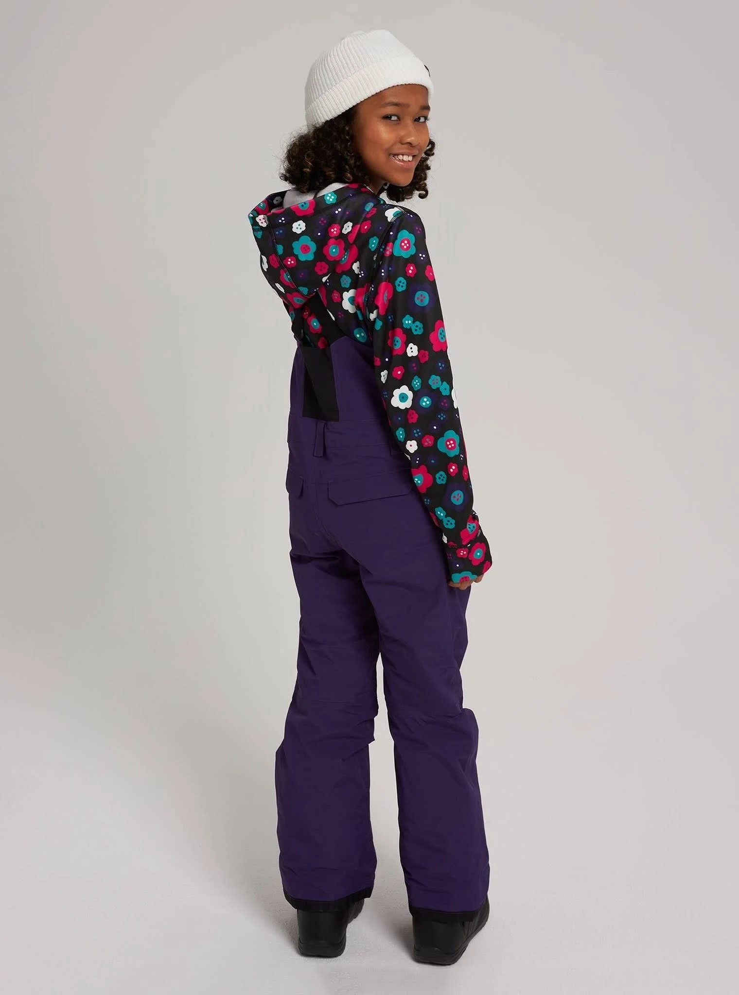 Burton Kids& Skylar Bib Pant Parachute Purple / M