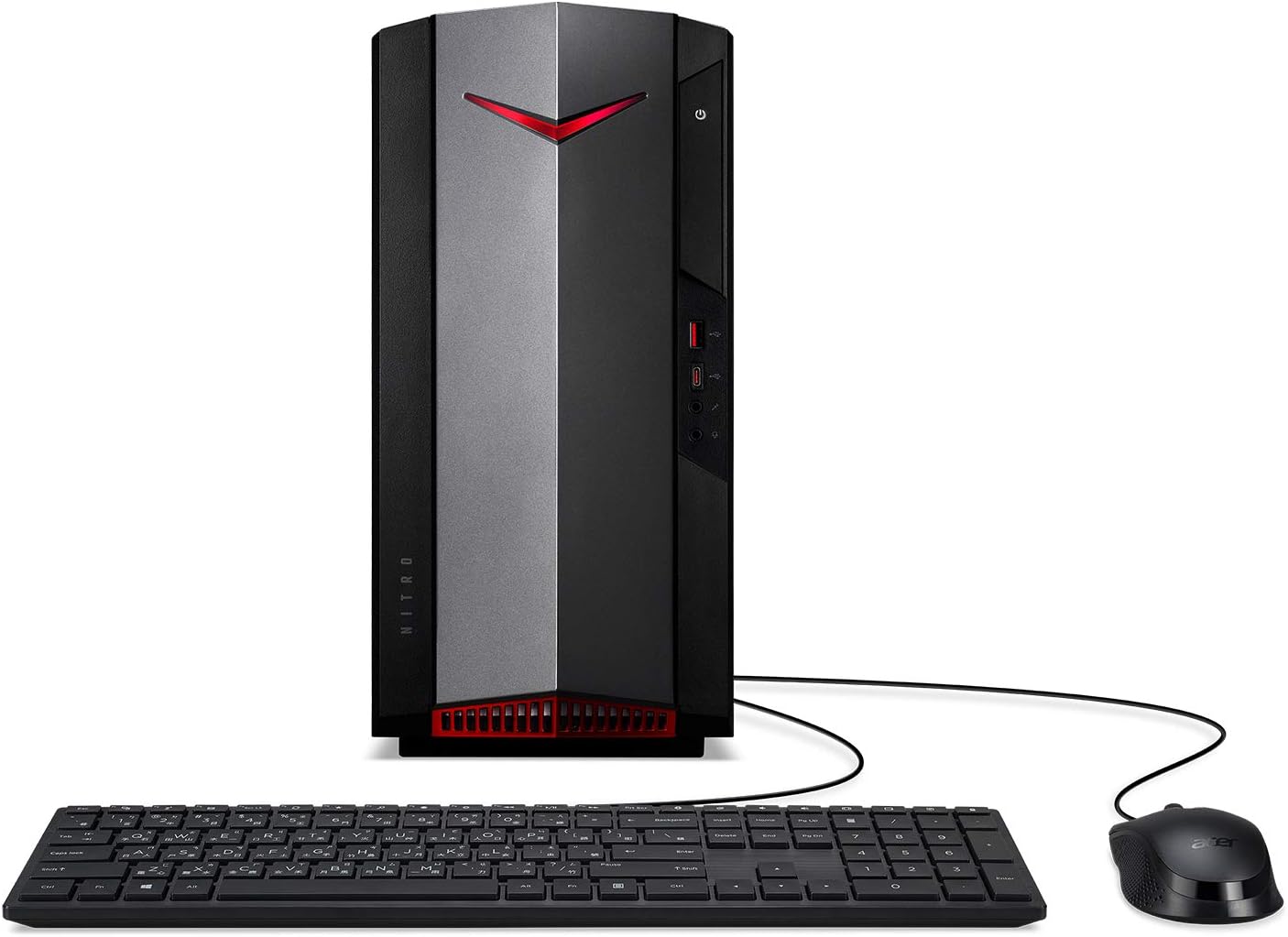 Acer Nitro 50 N50-640-UR12 Gaming Desktop | 12th Gen Intel Core i5-12400F 6-Core Processor | NVIDIA GeForce RTX 3060 | 16GB 3200MHz DDR4 | 512GB SSD