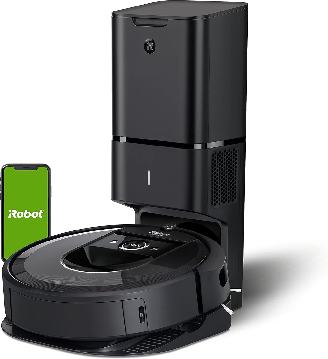 iRobot Roomba j7+ (7550) Self-Emptying Robot Vacuum &ndash; Identifies and avoids obstacles like pet waste & cords, Empties itself for 60 days
