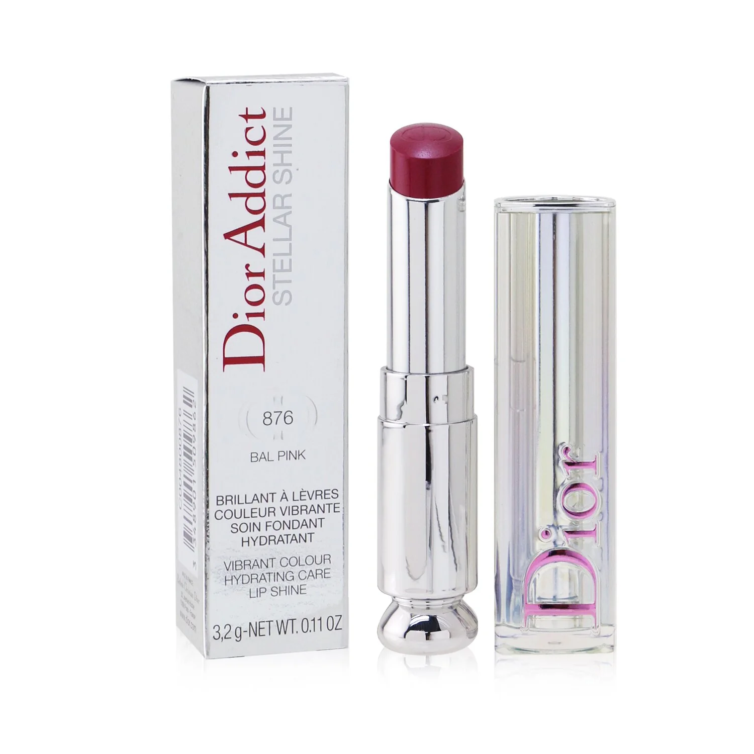 Christian Dior Dior Addict Stellar Shine Lipstick - # 639 Riviera Star (Pop Coral)  3.2g/0.11oz