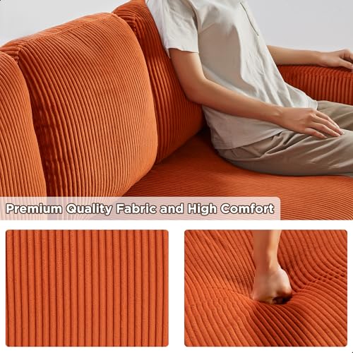 RedLemon 80” Sleeper Sofa Bed,L-Shaped Convertible Sectional Couch with Storage Chaise,2 Built-in Bookshelves and USB Charging Port