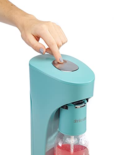 Drinkmate OmniFizz Sparkling Water and Soda Maker, Carbonates Any Drink, Bubble Up Bundle - Includes Two 60L CO2 Cylinders, One Carbonation Bottle