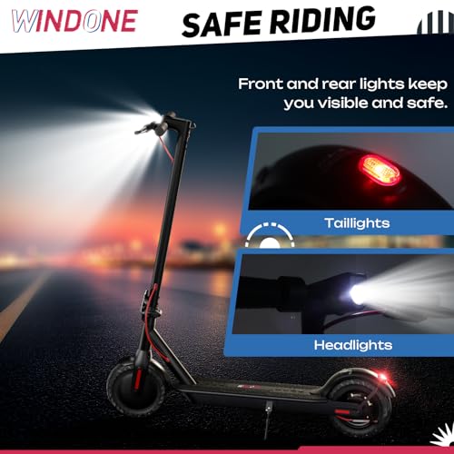 Electric Scooter for Adults – 19MPH, 17-Mile Range, 430W Peak Motor