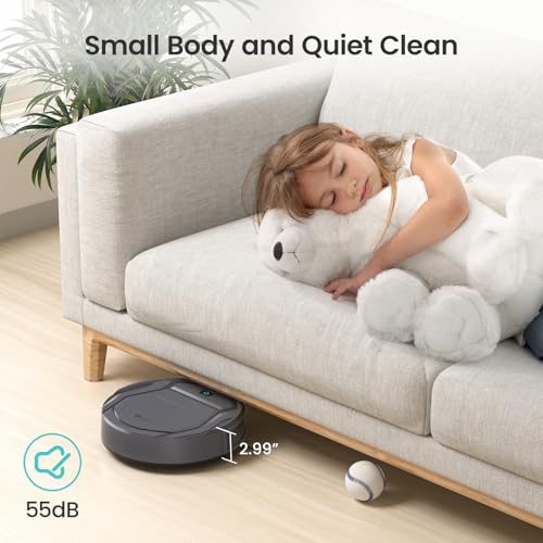 Lefant M3 Robot Vacuum, Robot Vacuum and Mop, 12000Pa Suction, Anti-Tangle Brushes, Dual Spinning Mop, Auto Mop Washing, Drying, Self-Emptying