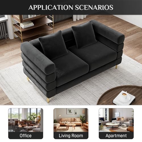 Cloud Couch for Living Room, 79" Modern Overstuffed Deep Seat Boucle Sherpa 3 Seater Sofa with 3 Pillows