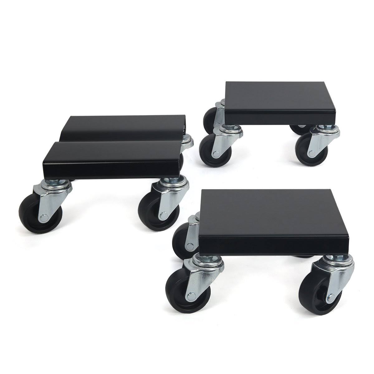 XtremepowerUS 3-Pieces Snowmobile Dolly Set Snow Mobile Moving Rollers Dollies Movers with Caster Wheels, 1500 lbs Capacity