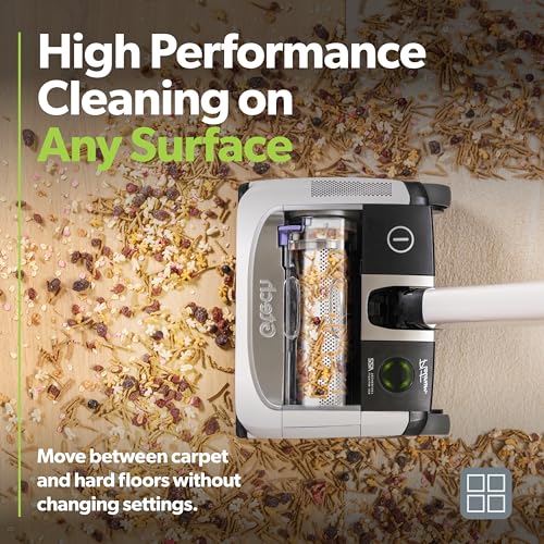 Gtech AirRAM Platinum Cordless Vacuum Cleaner - Includes Anti-Hair Wrap Brush Bar - Perfect for Carpet and Hardwood Floors