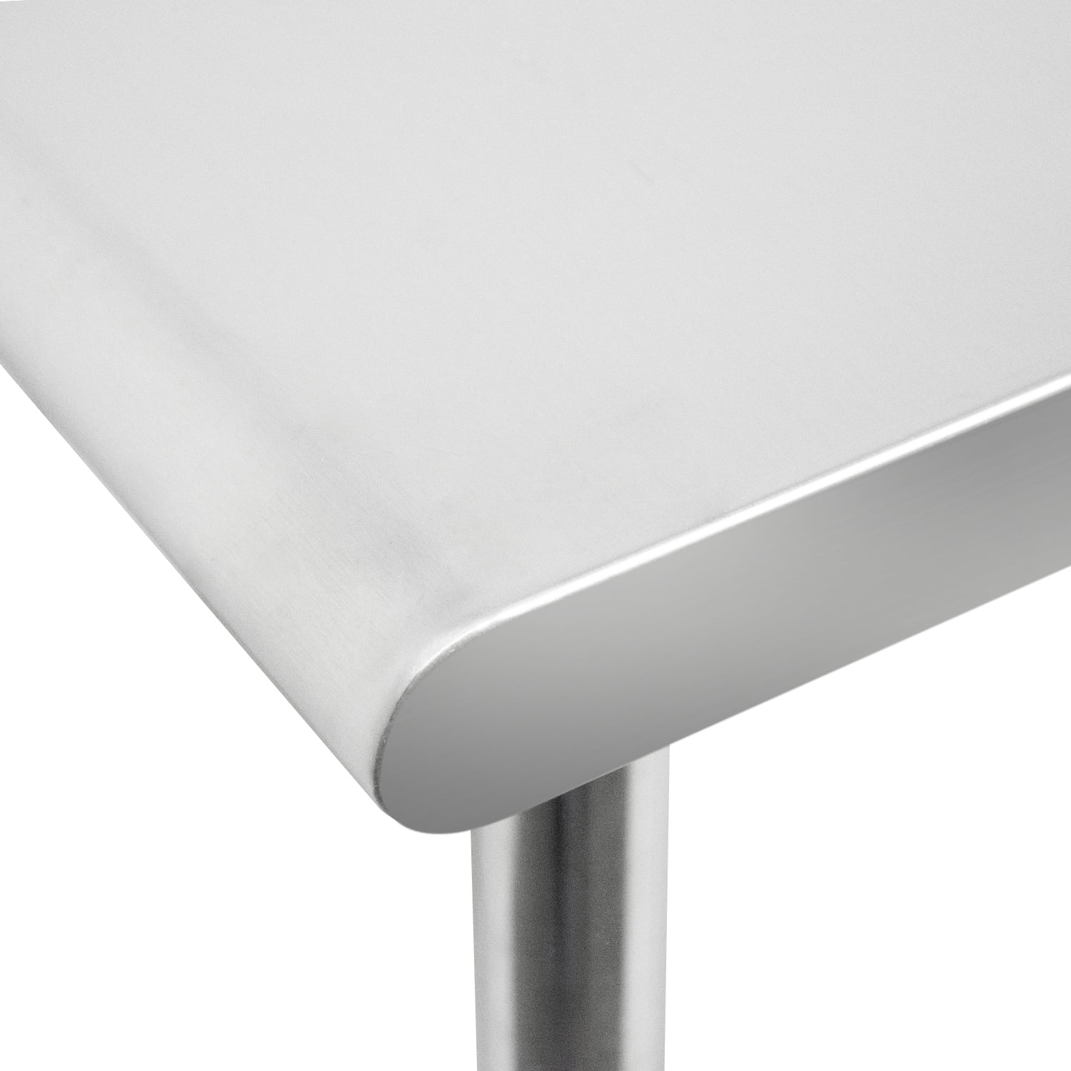 Uyoyous 36" x 24" NSF Stainless Steel Work Table with Backsplash, Commercial Kitchen Prep Table with 4 Casters