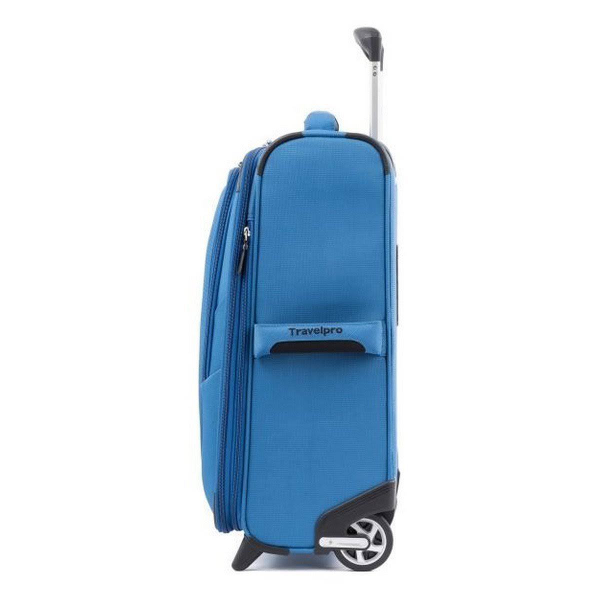 TravelPro Maxlite 5 International Expandable Carry-On Rollaboard, Azure Blue