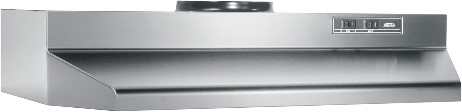 Broan-NuTone 423604 Under Cabinet Range Hood Insert, 36 Inch, Stainless Steel
