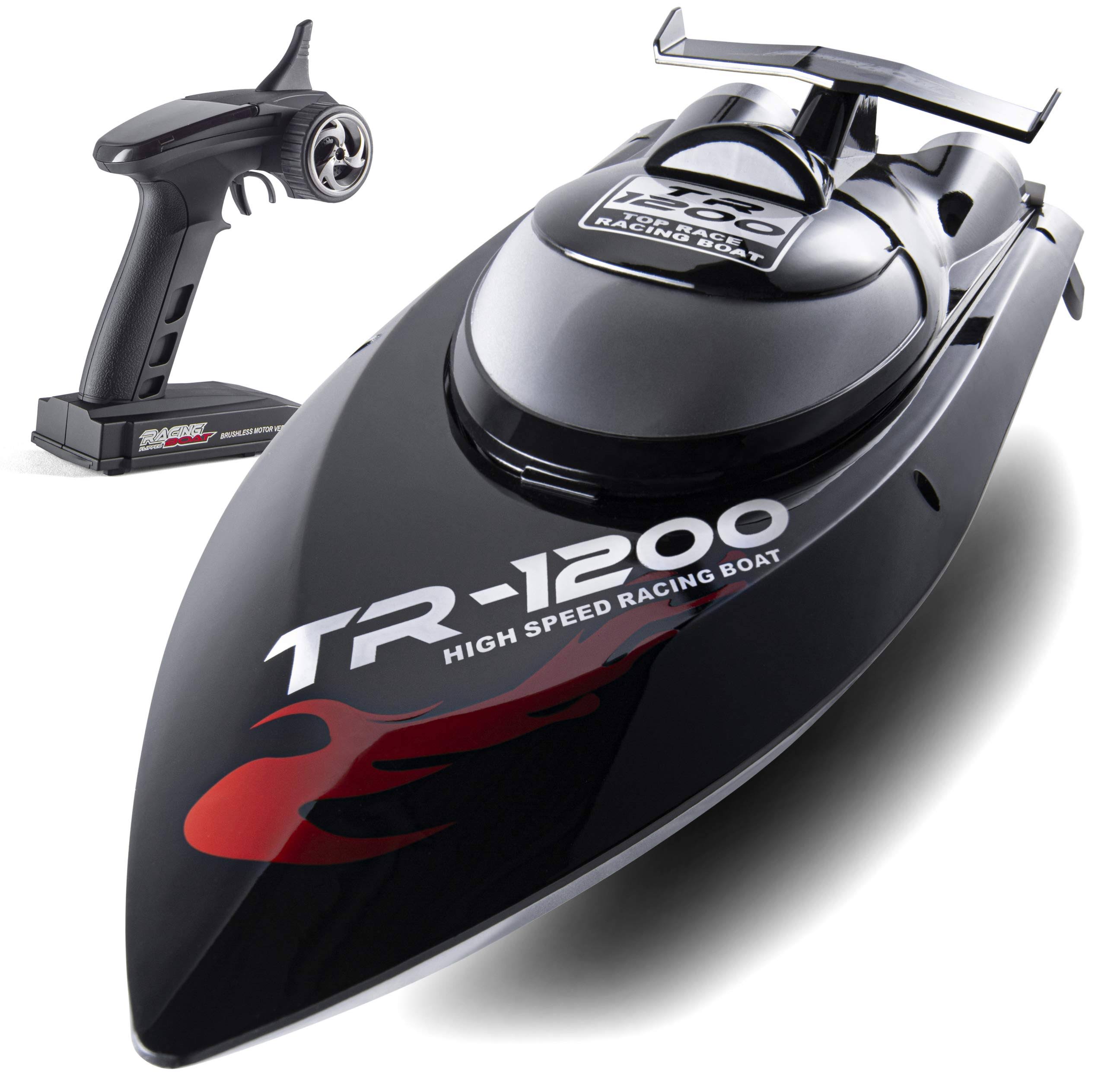 RC Toys Remote Control Boat, 30 MPH RC Boats for Adults, RC Boat for Lakes, Auto Flip Recovery, Professional Series, Fastest RC