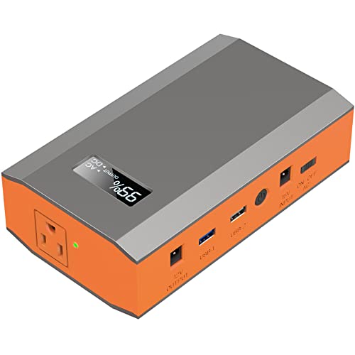 Portable Power Bank with AC Outlet 65W 110V External Battery Pack