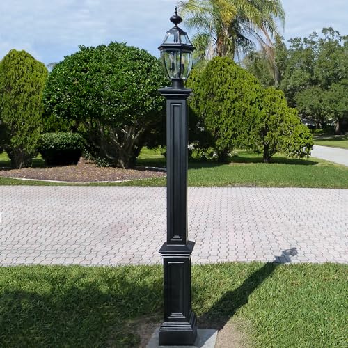 Mayne 5837-WH Signature Outdoor Lamp Post, 9.5x9.5, White