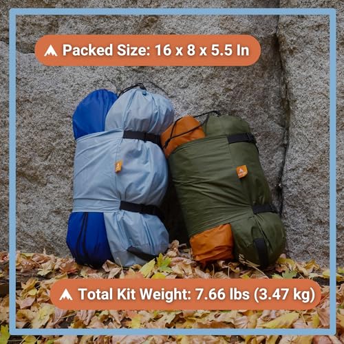 Haven Tents Lay Flat Hammock Tent - Waterproof Tent & Camping Hammock with Mosquito Net - Includes Insulated Pad and Rainfly - Haven Tent, Haven XL